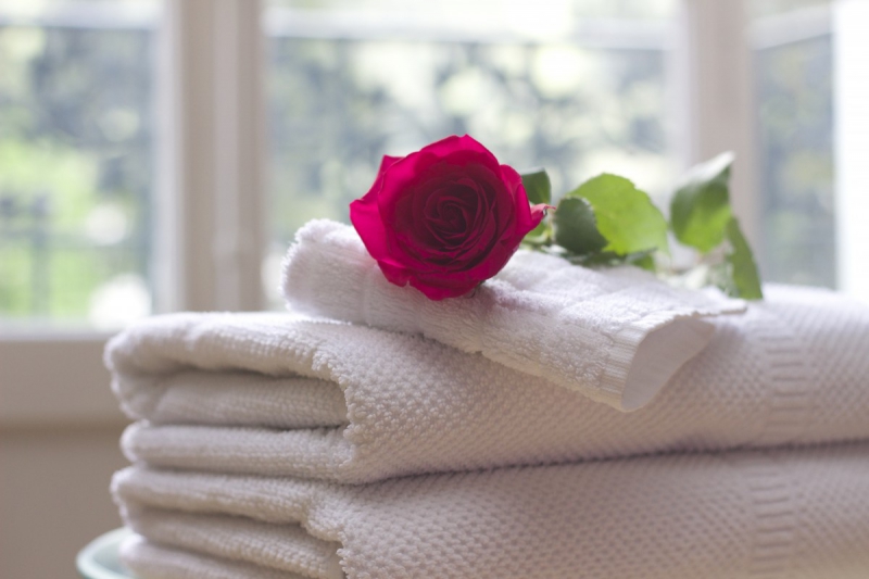 chambre-hote-LA TURBIE-min_towel_rose_clean_care_salon_spa_white_bath-731641